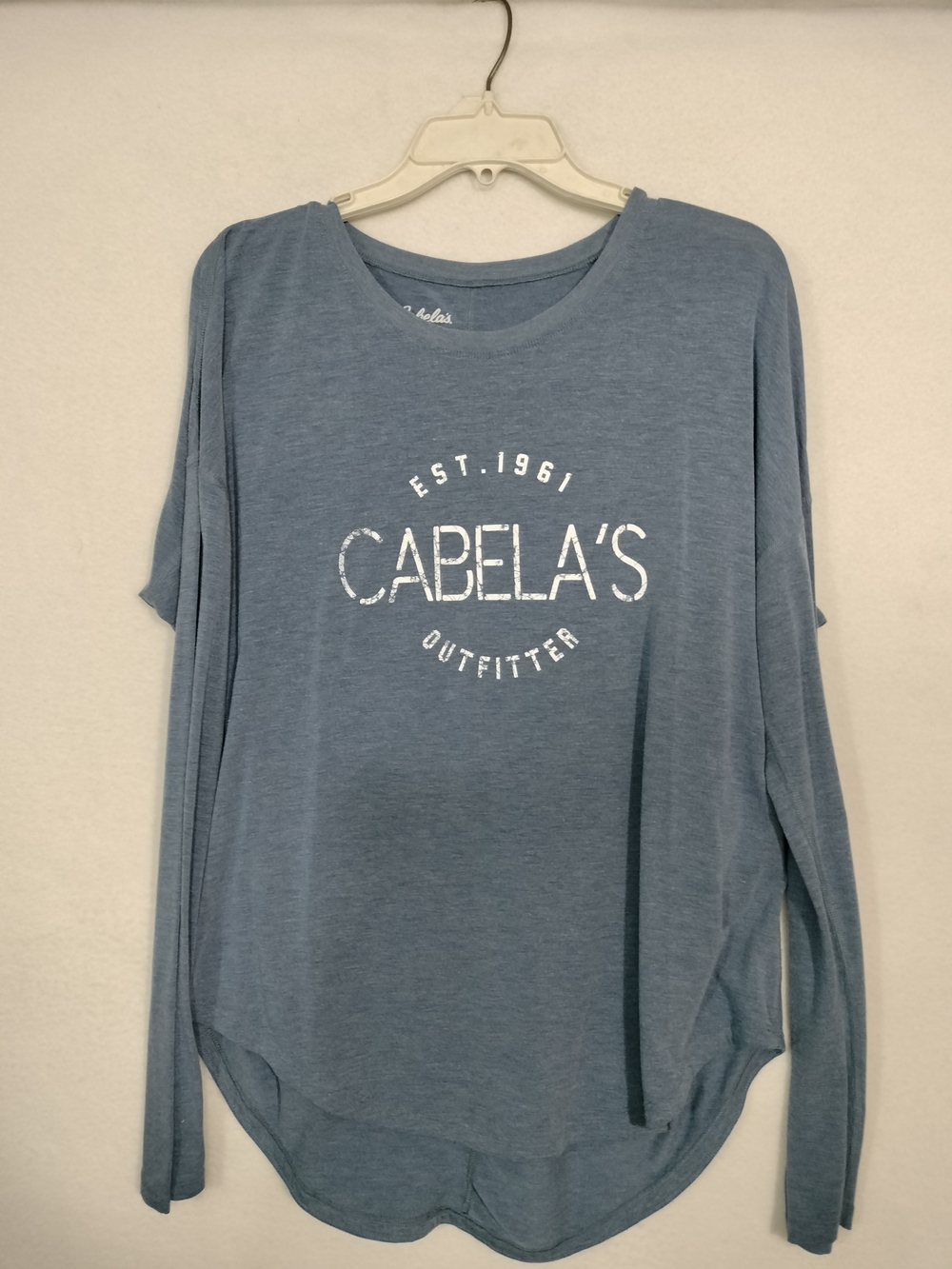 Cabela's Women's Long Sleeve Crewneck Tee - Blue
